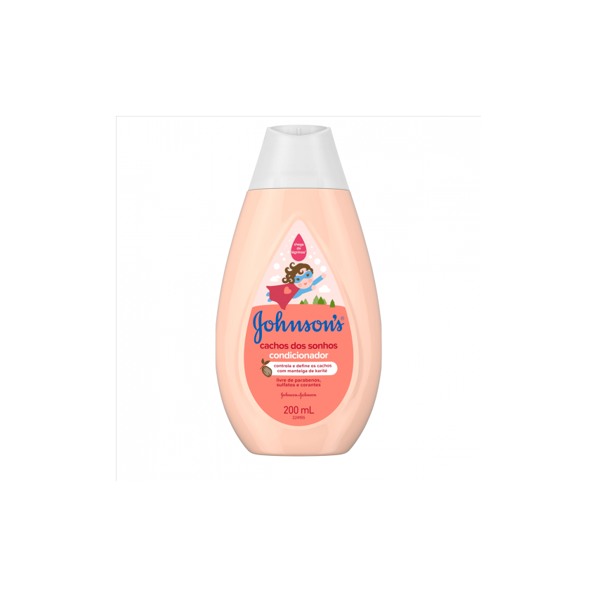 CONDICIONADOR JOHNSON'S CABELOS CACHEADOS 200 ML