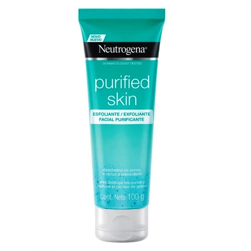 NEUTROGENA PURIFIED SKIN SABONETE LIQUIDO ESFOLIANTE 100G