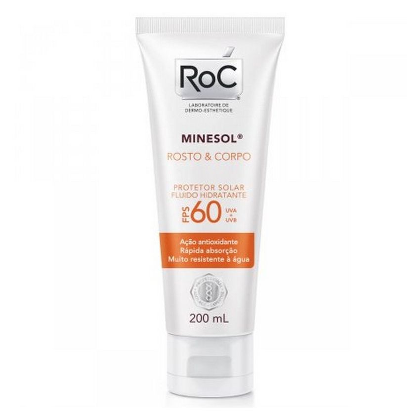 ROC MINESOL CORPO E ROSTRO FPS60 200ML