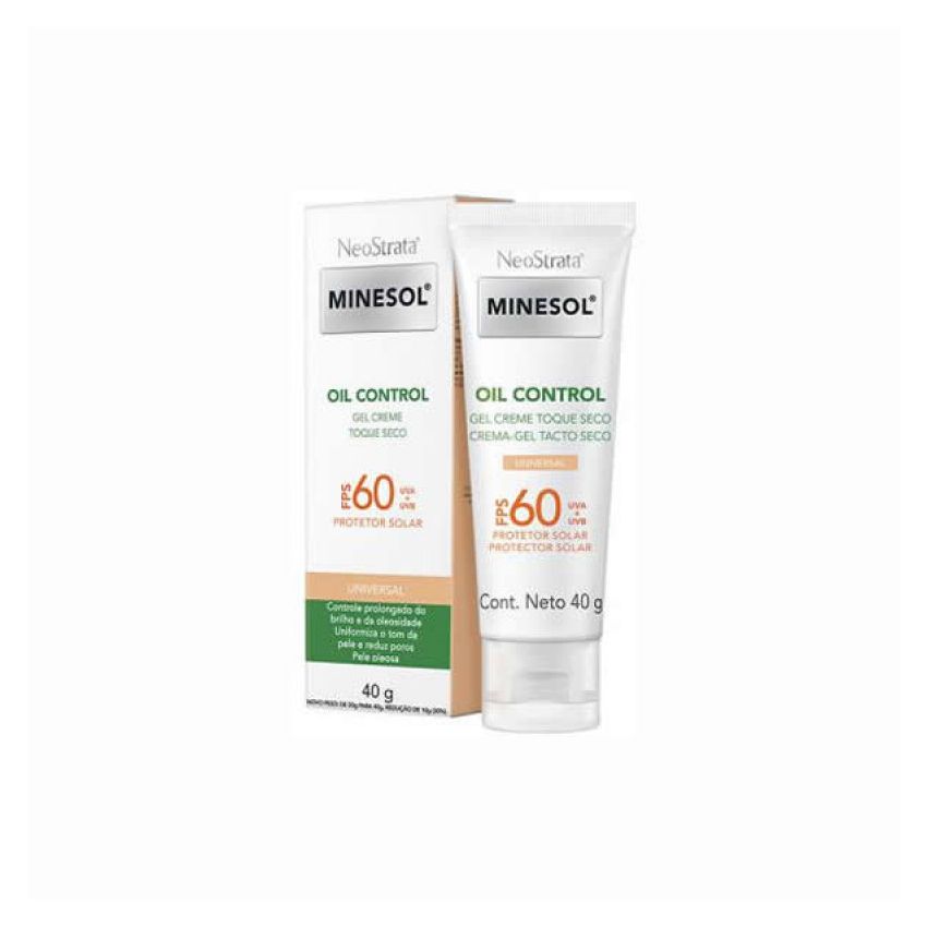 PROTETOR SOLAR MINESOL OIL CONTROL UNIVERSAL FPS60 40G 