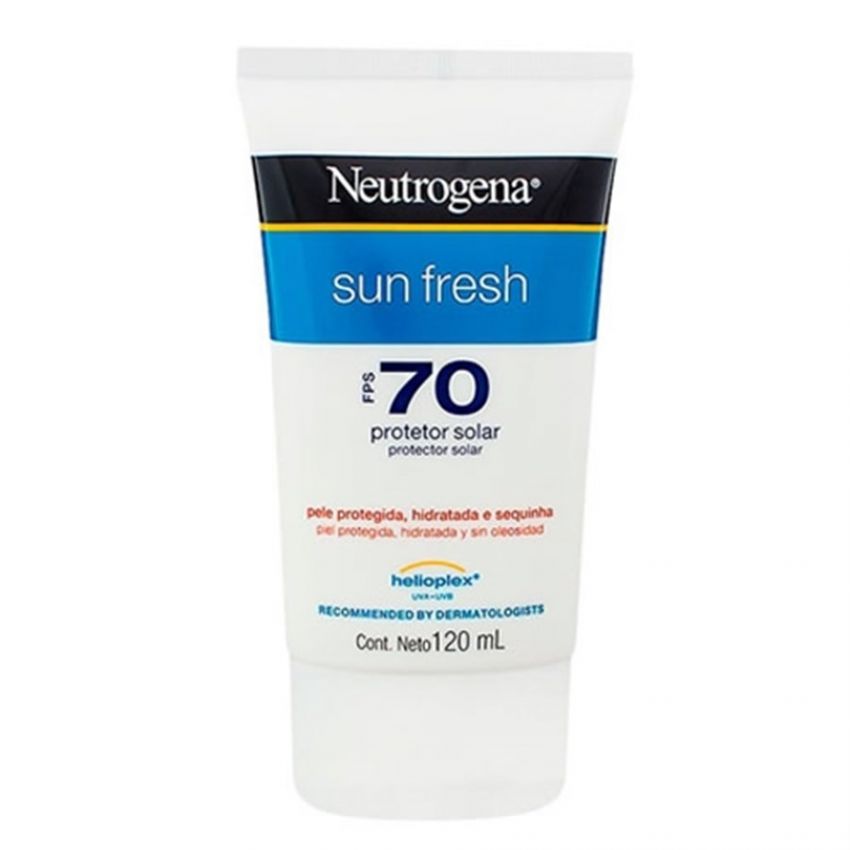 PROTETOR SOLAR NEUTROGENA SUN FRESH FPS70 COM 120ML