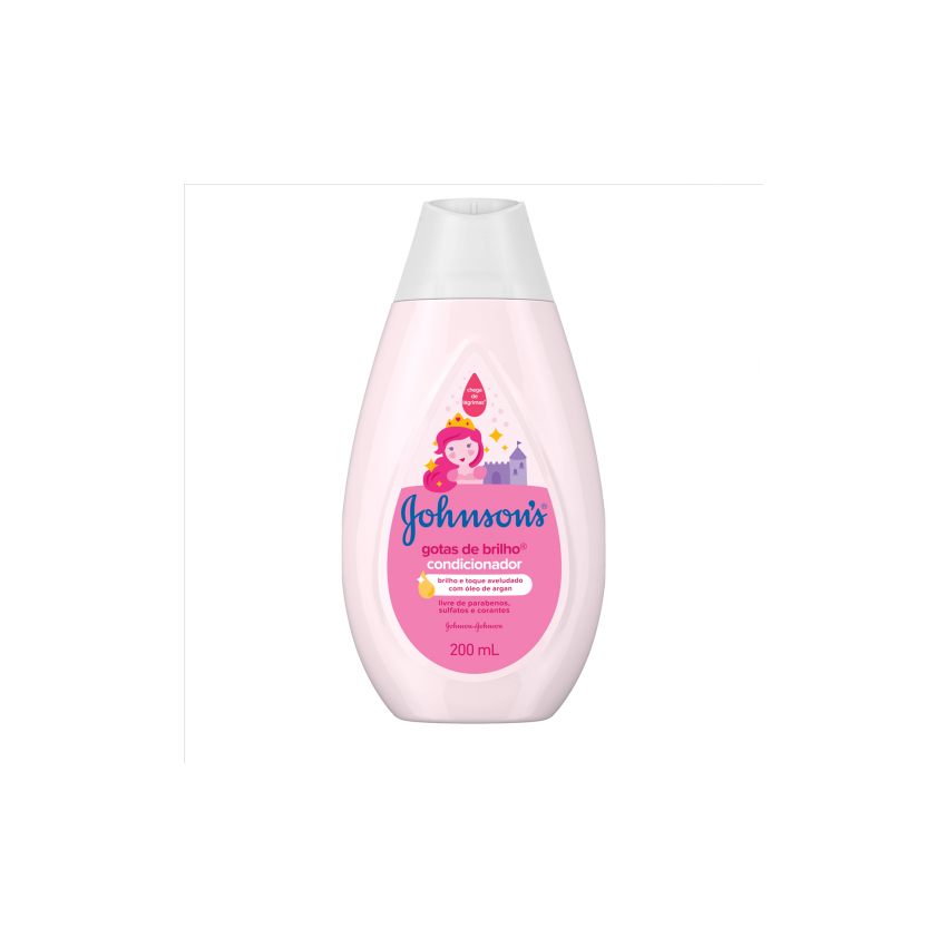CONDICIONADOR JOHNSON'S BABY GOTAS DE BRILHO 200ML