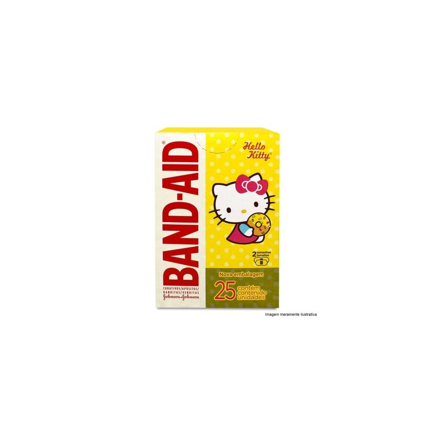 BAND AID HELLO KITTY COM 25UNIDADES