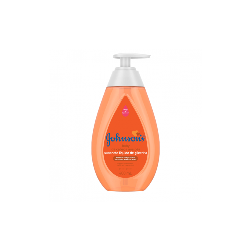 SABONETE LIQUIDO JOHNSON'S DA CABEÇA AOS PÉS BABY 400ML