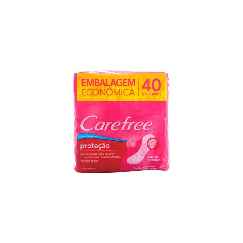 PROTETOR DIÁRIO CAREFREE NEUTRALIZE COM 40 UNIDADES