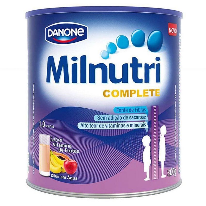 LEITE MILNUTRI COMPLETE COM 800 GRAMAS