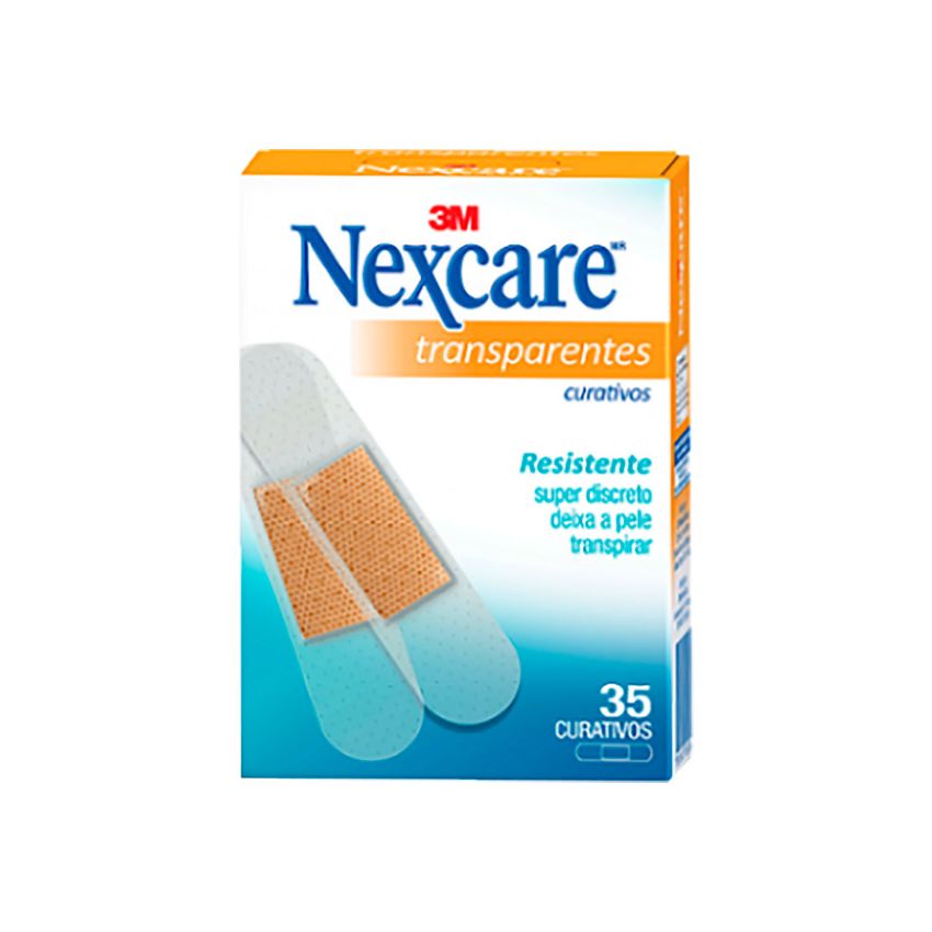 CURATIVOS NEXCARE 3M TRANSPARENTE COM 35 UNIDADES