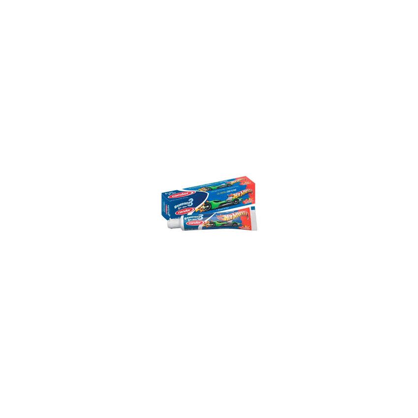 GEL DENTAL HOTWHEELS S/MORANGO 50G