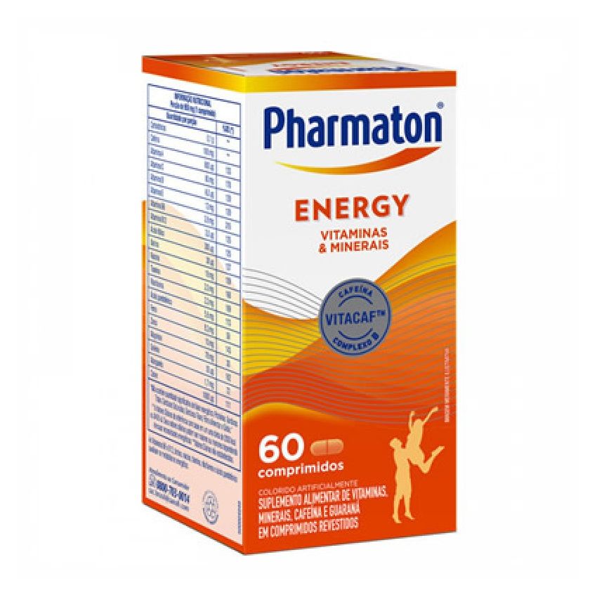 PHARMATON ENERGY COM 60 COMPRIMIDOS
