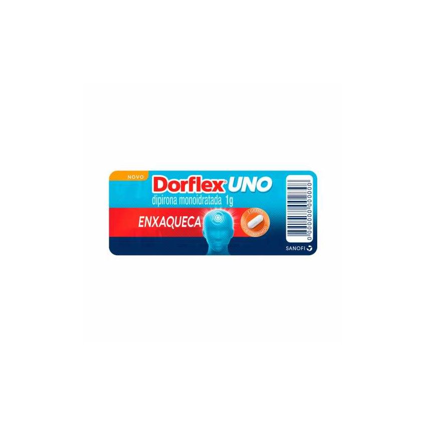 DORFLEX UNO ENXAQUECA 1G COM 4 COMPRIMIDOS
