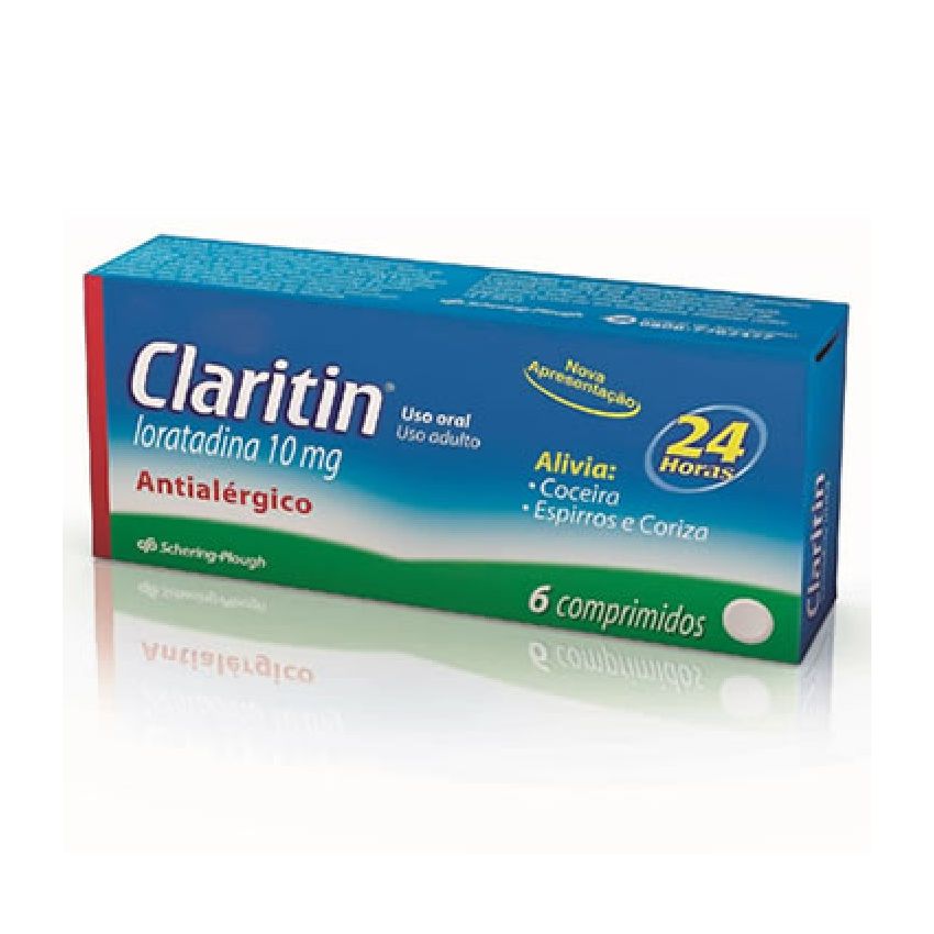 CLARITIN 10MG COM 6 COMPRIMIDOS BAYER
