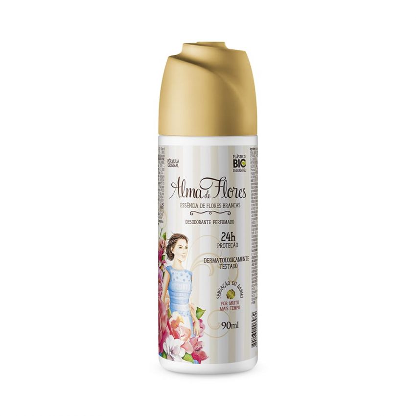 DESODORANTE SPRAY ALMA DE FLORES CHAMPAGNER 90ML