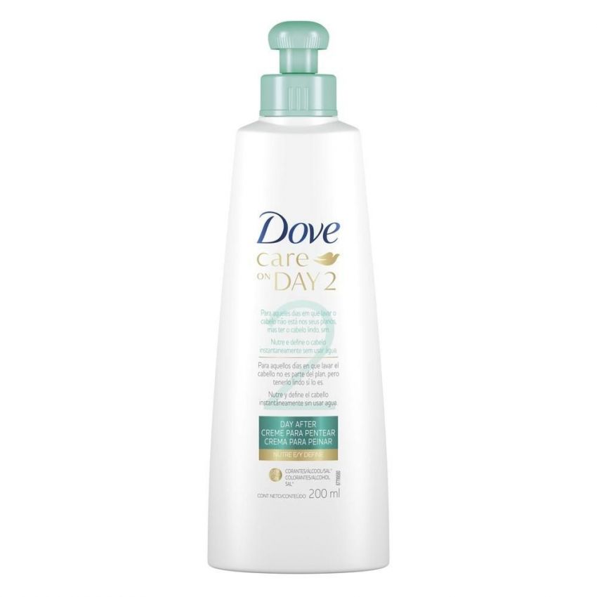 CREME PARA PENTEAR DOVE CARE ON DAY2 NUTRE E MODELA 200ML