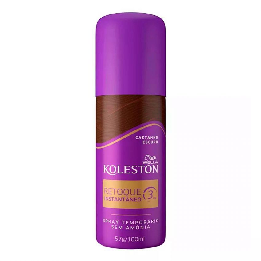 TINTURA KOLESTON RETOQUE SPRAY CAST.ESCURO 100ML