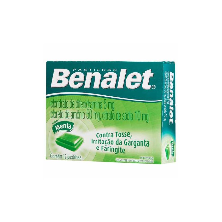 BENALET MENTA COM 12 PASTILHAS