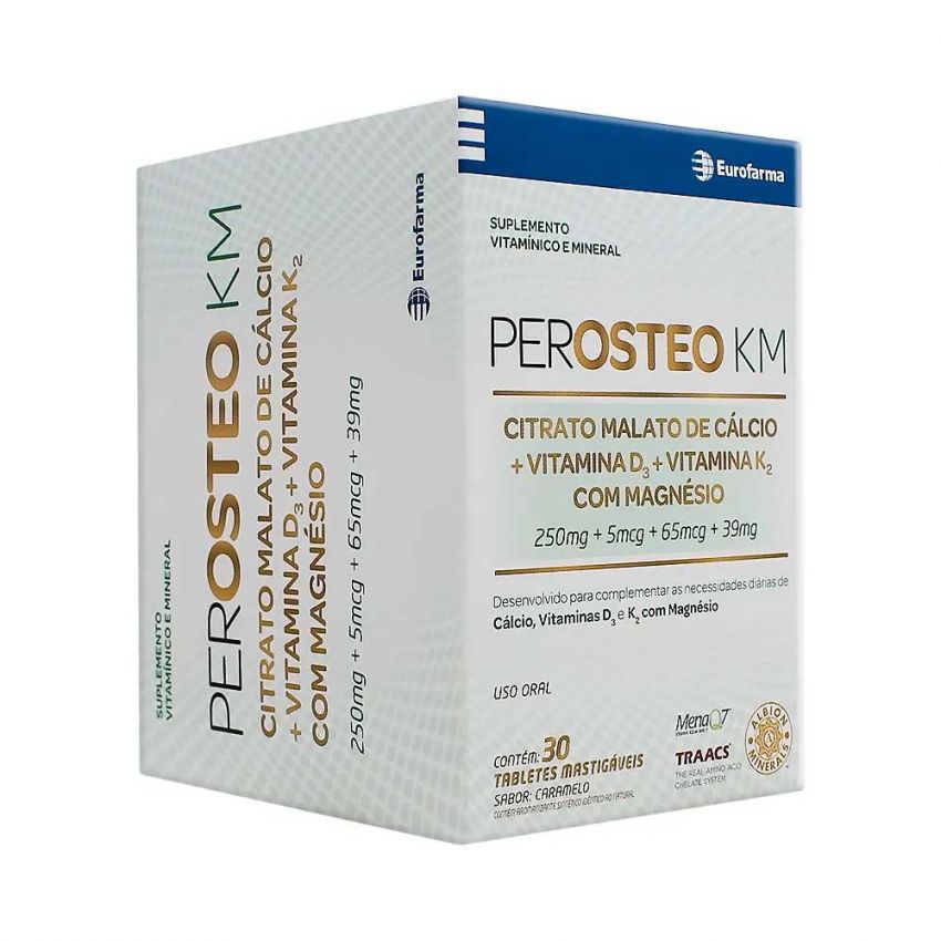 PEROSTEO KM COM 30 TABLETES MASTIGAVEIS