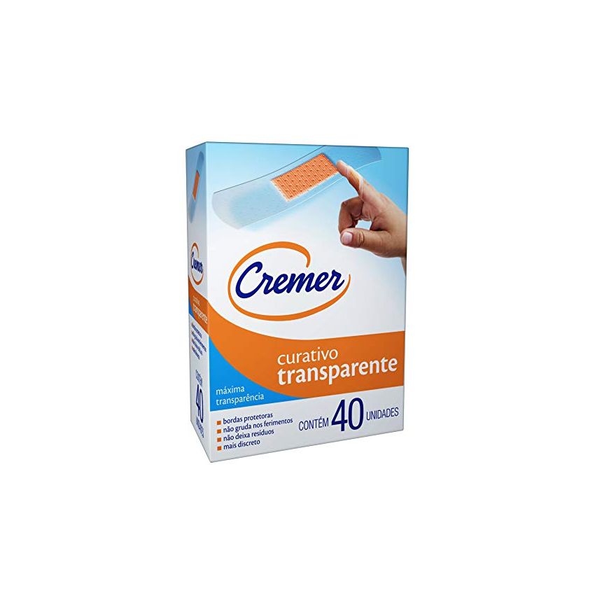 CURATIVO CREMER TRANSPARENTES COM 40 UNIDADES