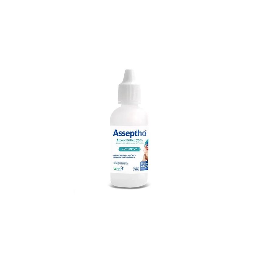ASSEPTHO ALCOOL ETÍLICO 70% GOTAS 30ML