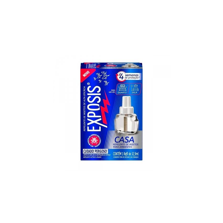 EXPOSIS ELETRICO CASA 30 NOITES 1 REFIL DE 32,9 ML - VALIDADE 03/2026