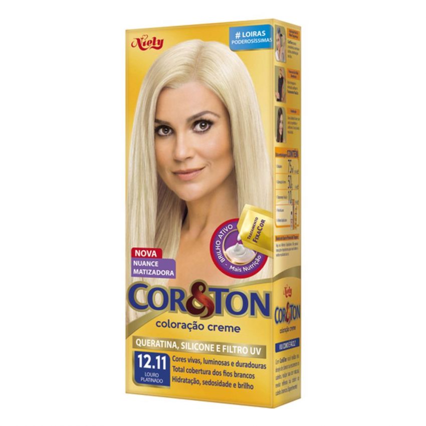 TINTURA COR&TON LOURO PLATINADO 12.11