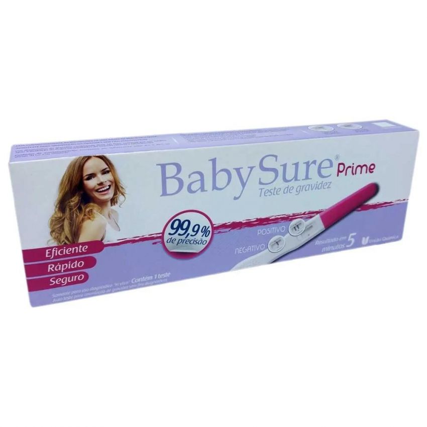 TESTE GRAVIDEZ BABYSURE-PRIME-UNIÃOQUIMICA-