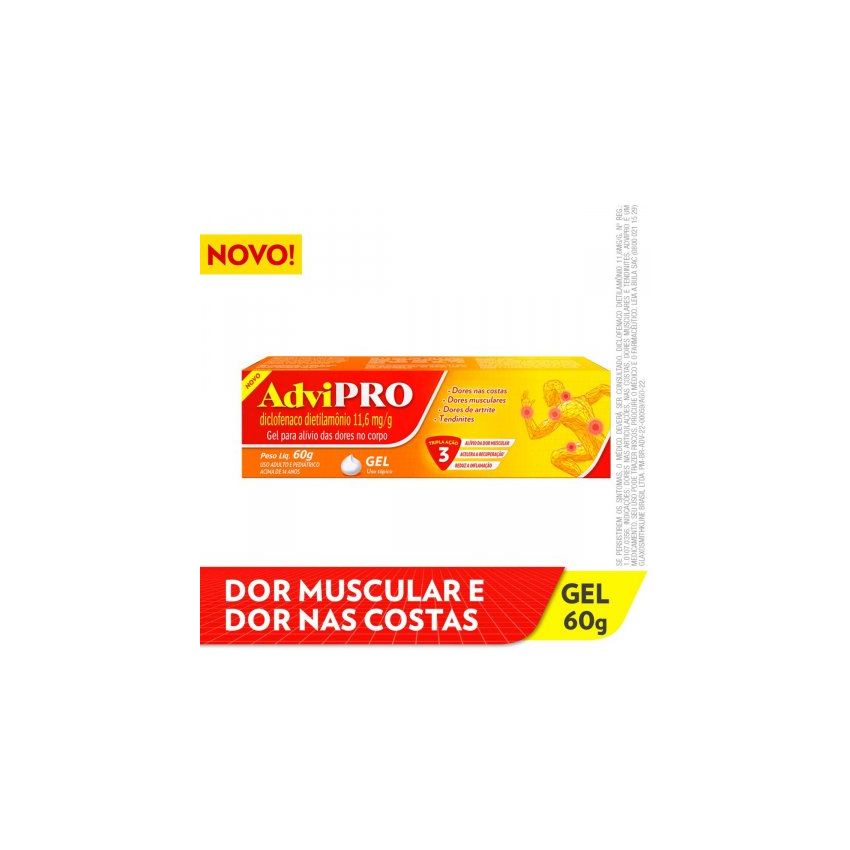 ADVIPRO 11,6MG GEL COM 60 GRAMAS