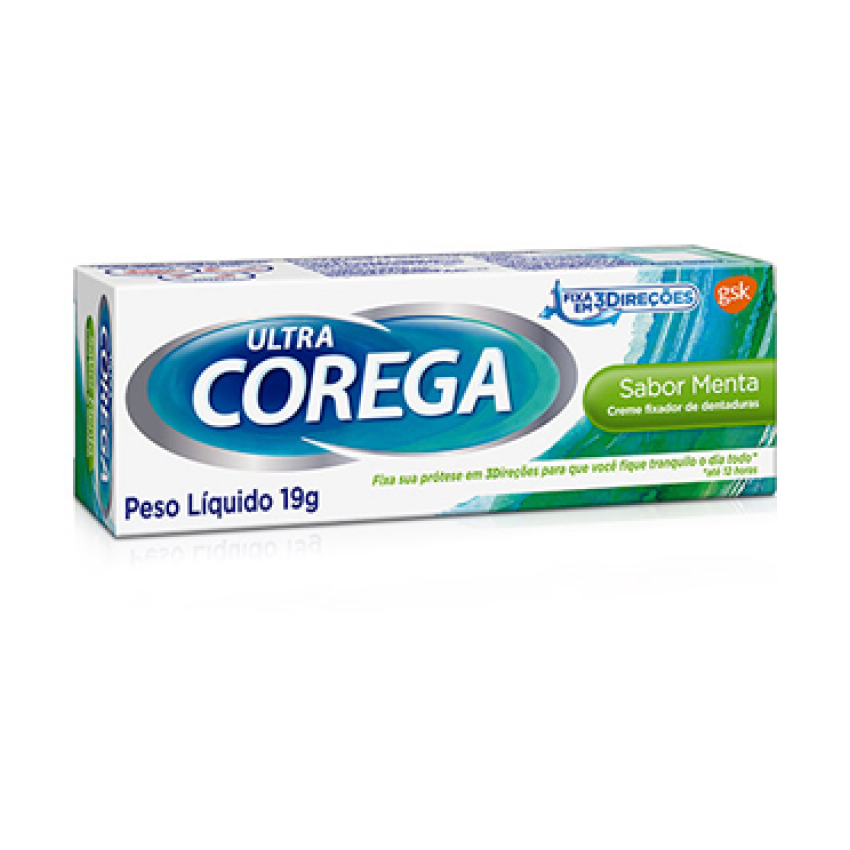 COREGA ULTRA CREME FIXADOR SABOR MENTA 19G