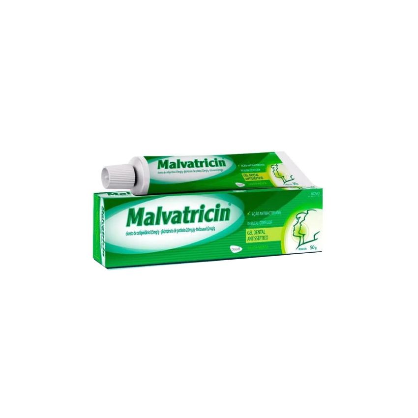 MALVATRICIN GEL DENTAL COM 50 GRAMAS