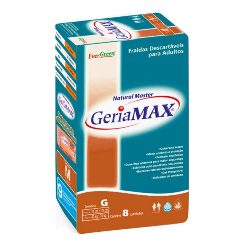FRALDA GERIAMAX G 8UNI