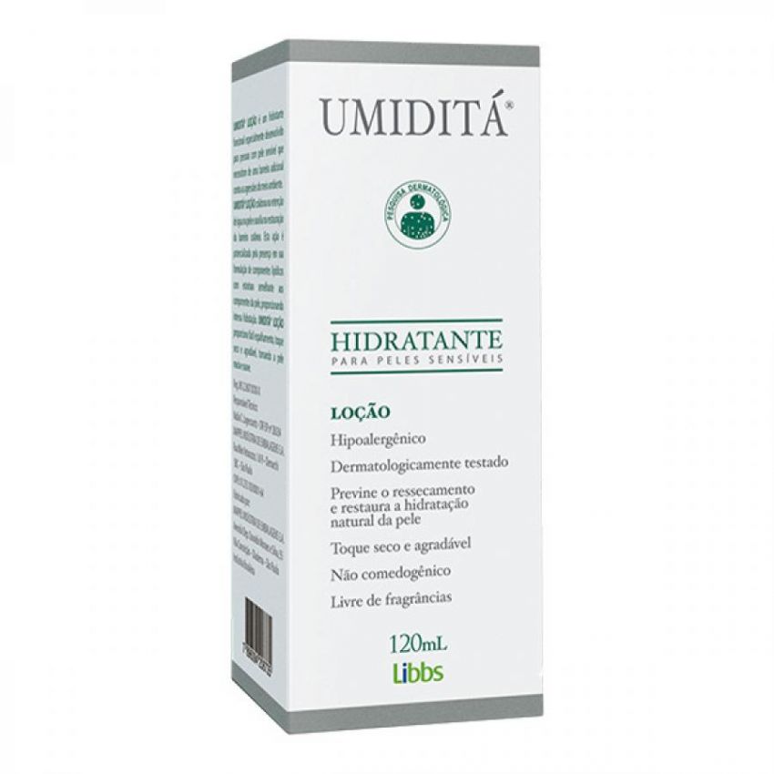 UMIDITÁ LOÇÃO PARA PELES SENSIVEIS 120ML 