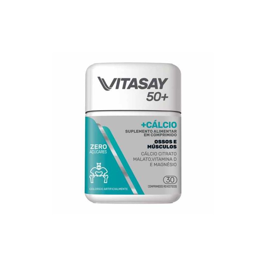 VITASAY 50+ CÁLCIO COM 30 COMPRIMIDOS 