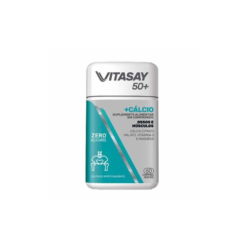 VITASAY50+ CÁLCIO COM 60 COMPRIMIDOS