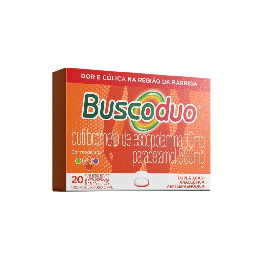 BUSCODUO COM 20 COMPRIMIDOS-COSMED- VALIDADE 05/2026