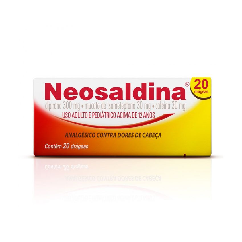 NEOSALDINA COM 20 DRÁGEAS-TAKEDAPHARMA- 