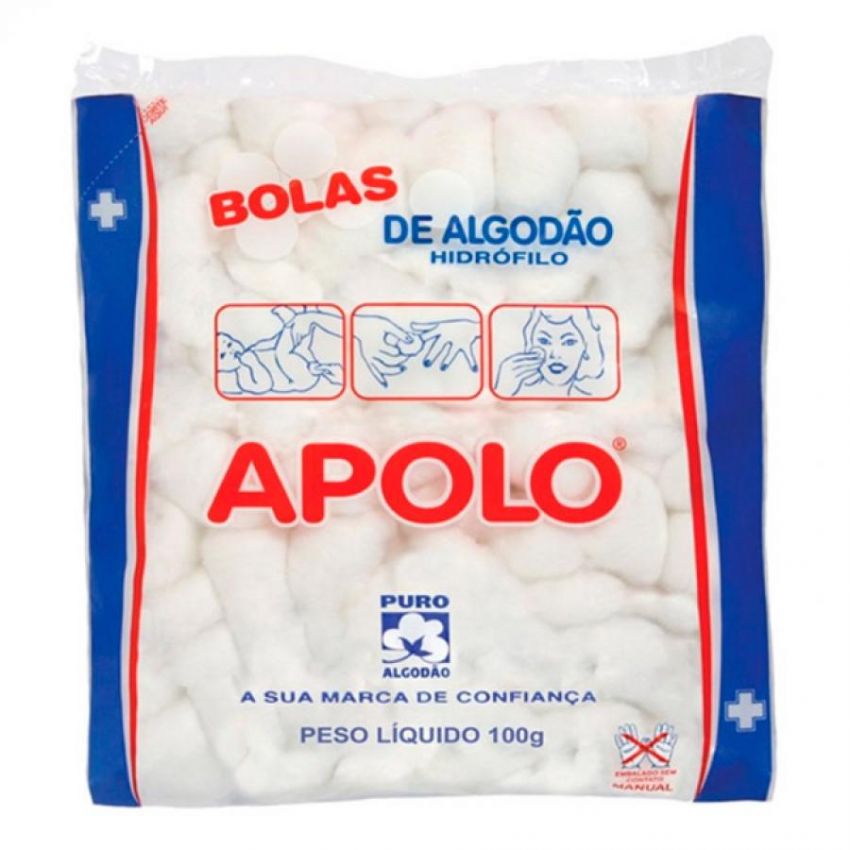 ALGODAO APOLO BOLA BRANCA 100G