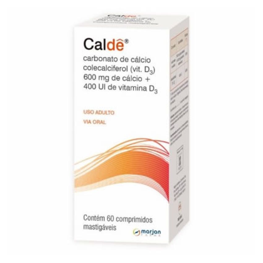 CALDE MASTIGAVEL COM 60 COMPRIMIDOS MASTIGAVEIS