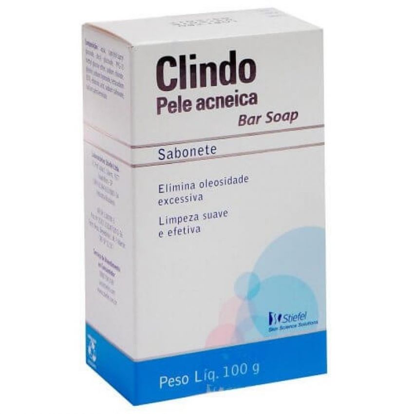 CLINDO SABONETE 100GR PELE ACNEICA 