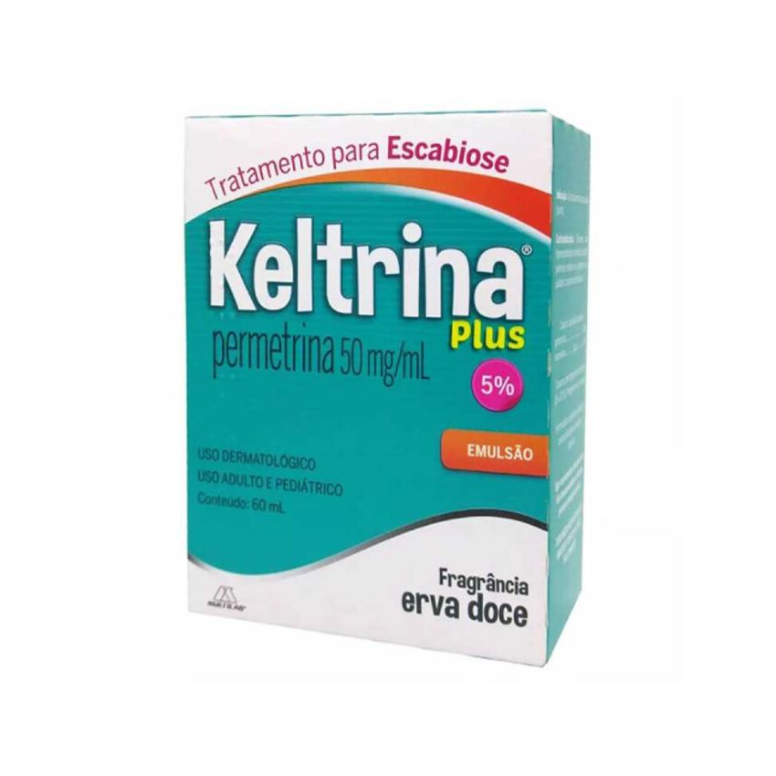 KELTRINA PLUS 5% EMULSÃO 60ML