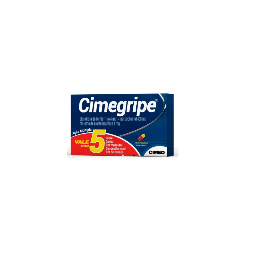CIMEGRIPE 10 CÁPSULAS-CIMED-