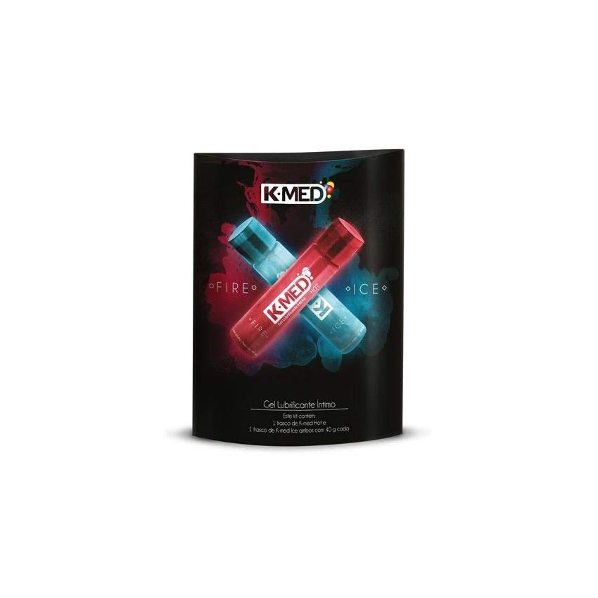 K-MED FIRE AND ICE GEL LUBRIFICANTE COM 2 FRASCO DE 40G 