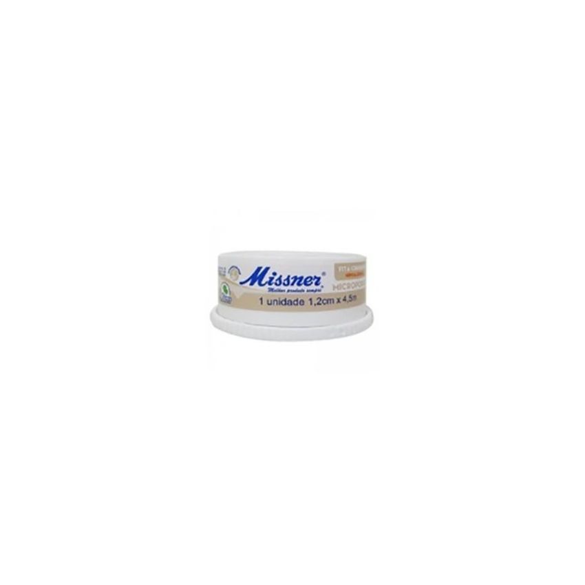 FITA MICROPOROSA MISSNER BEGE 1,2CM X 4,5CM