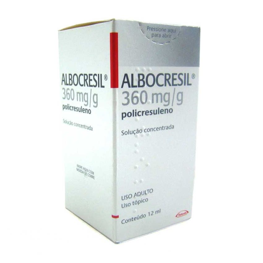 ALBOCRESIL SOLUÇÃO COM 12ML 