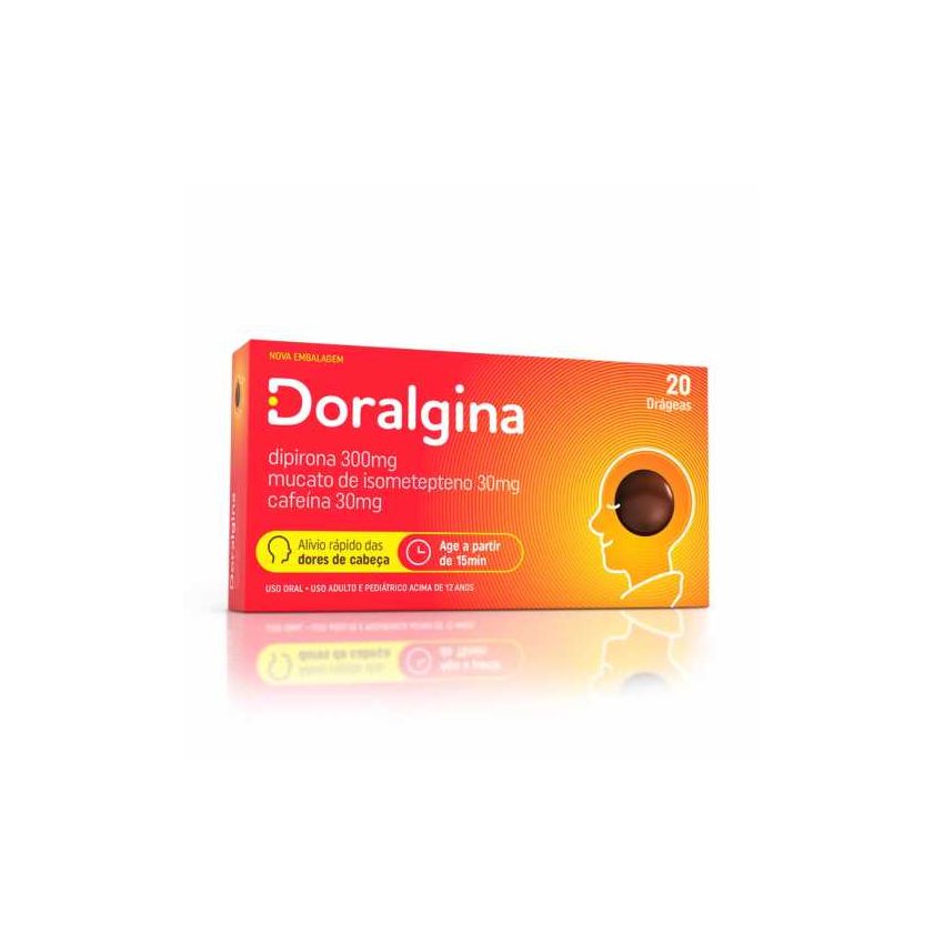 DORALGINA COM 20 COMPRIMIDOS-NEO QUIMICA -