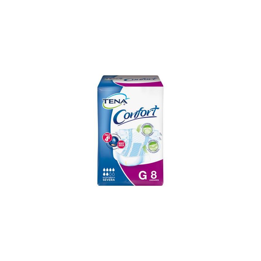 FRALDA GERIÁTRICA TENA PANTS UKTRA CARE G COM 8 UNIDADES