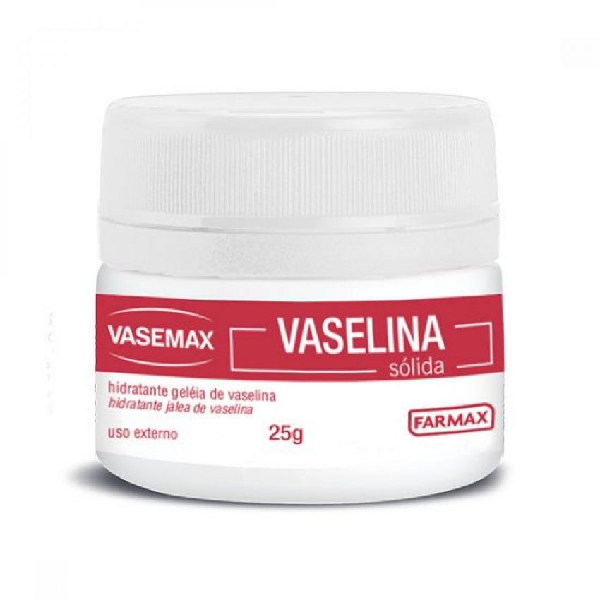 VASELINA SOLIDA COM 25 GRAMAS