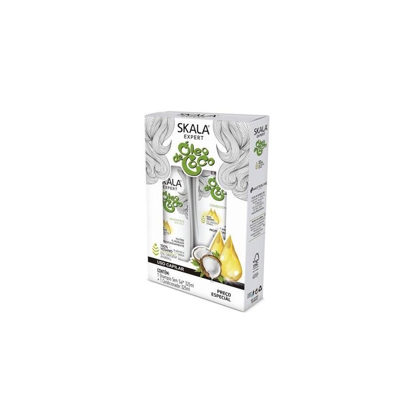 KIT SH+COND.SKALA 325ML OLEO DE COCO