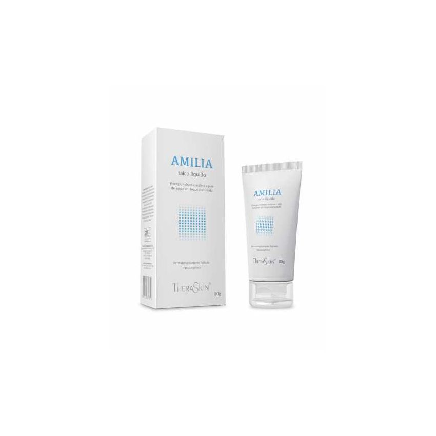 AMILIA TALCO LIQUIDO COM 80 GRAMAS