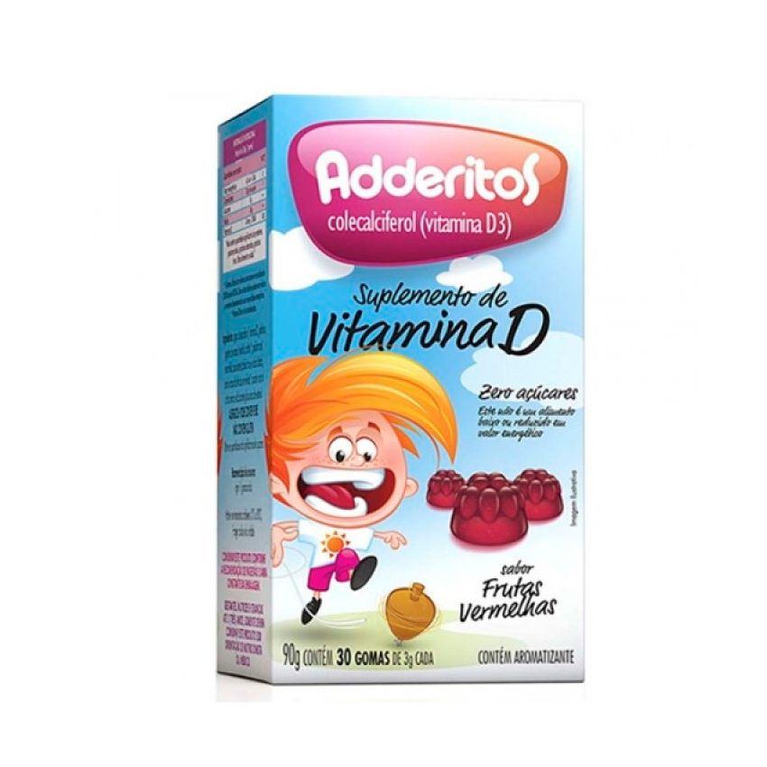 ADDERITOS 90G 30GOMAS FRUTAS VERMELHAS