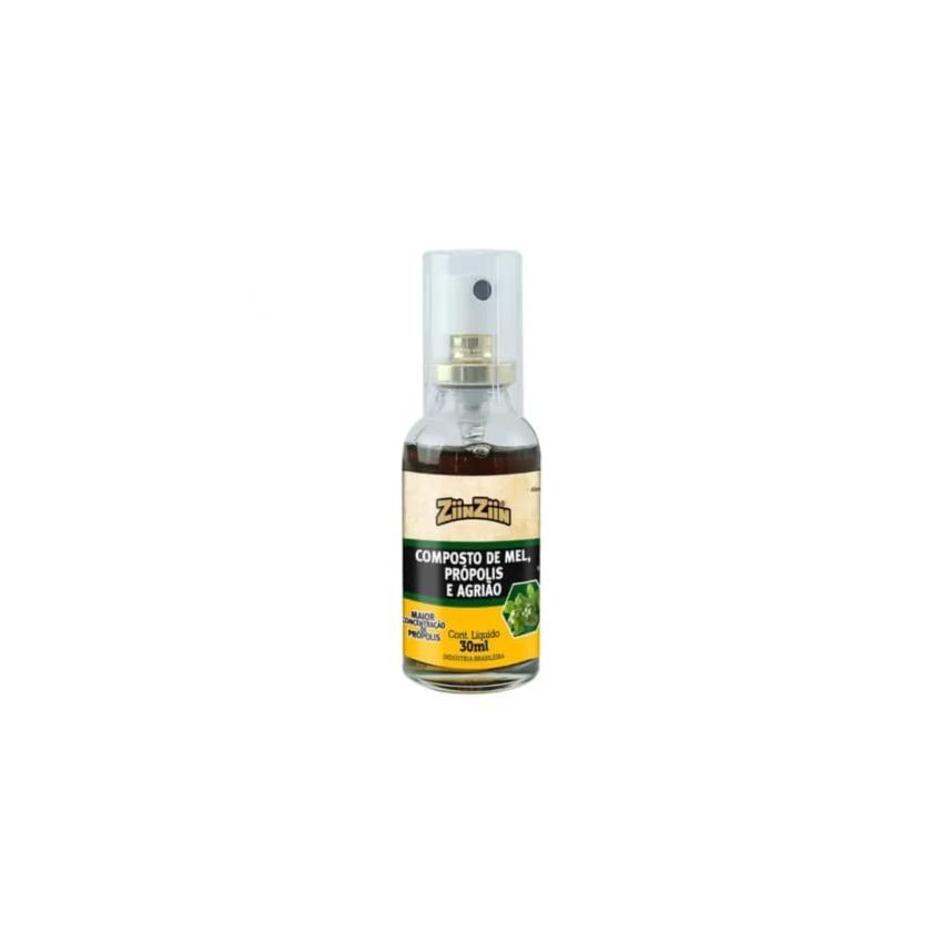 SPRAY ZINZIN MEL, PRÓPOLIS E AGRIÃO 30ML