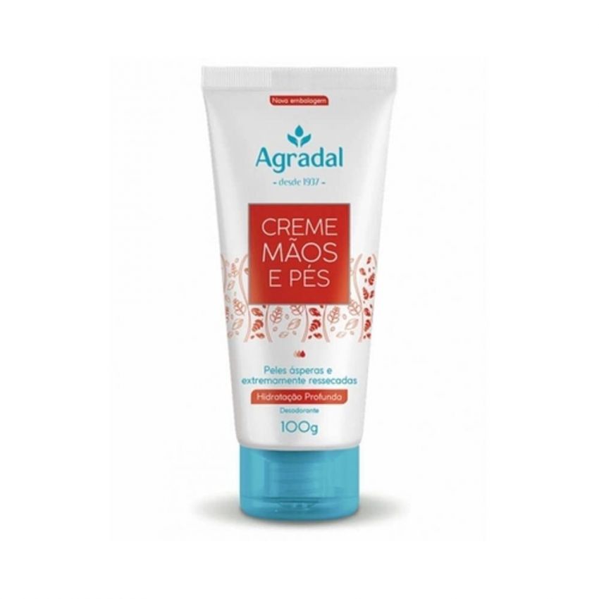 CREME AGRADAL PARA MÃOS E PÉS 100G